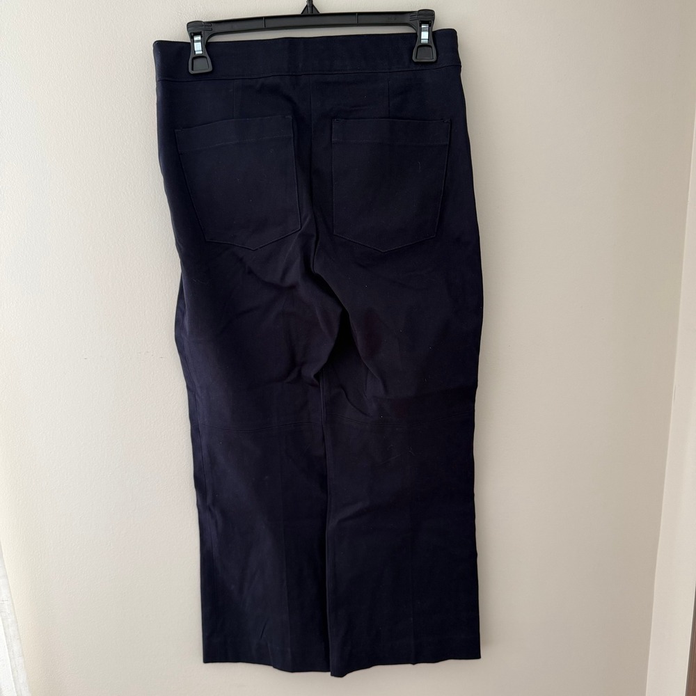 Spanx On-the-Go Kick Flare Pants Classic Navy Blue Petite Medium NWT 20367Q - Picture 5 of 7